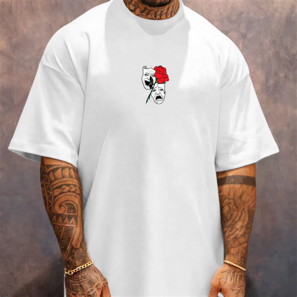 Camiseta Camisa Gangster Estilo de Rua Oversized Streetwear Masculina Gola Alta Cria Rio De Janeiro Shopee Brasil