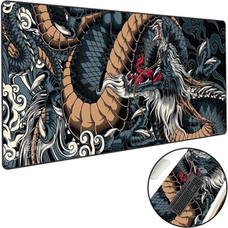 Mouse Pad Gamer Dragão Chinês Extra Grande 90x40 70x30 Personalizado PROMOÇÃO ENVIO IMEDIATO