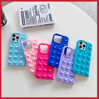 Capinha Capa Preta Ventosas Colorida Para IPhone 13 12 11 pro max XR 7/8plus De Silicone Macia À Prova De Choque