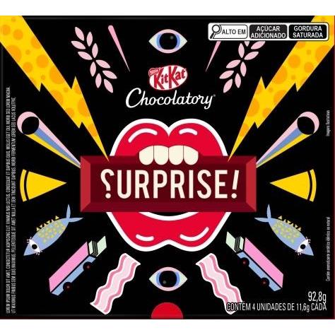 Caixa 8 Chocolates Kitkat Surprise Edição Limitada.