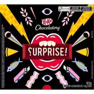 Caixa 8 Chocolates Kitkat Surprise Edição Limitada.