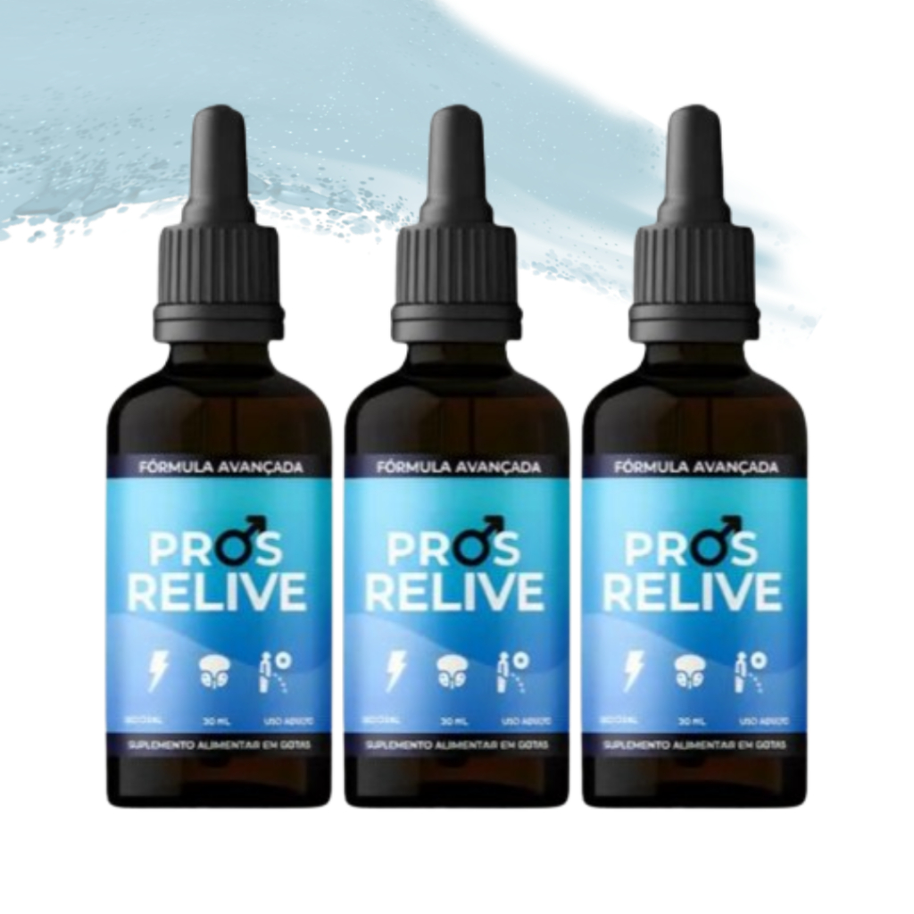 kit com 3 unidades de 30ml de pros relive original | Shopee Brasil