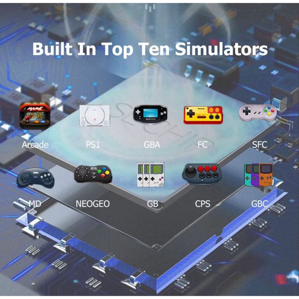 Mini Game Portátil X7 Plus Tela HD 5.1 8Gb Com 10.000 Jogos