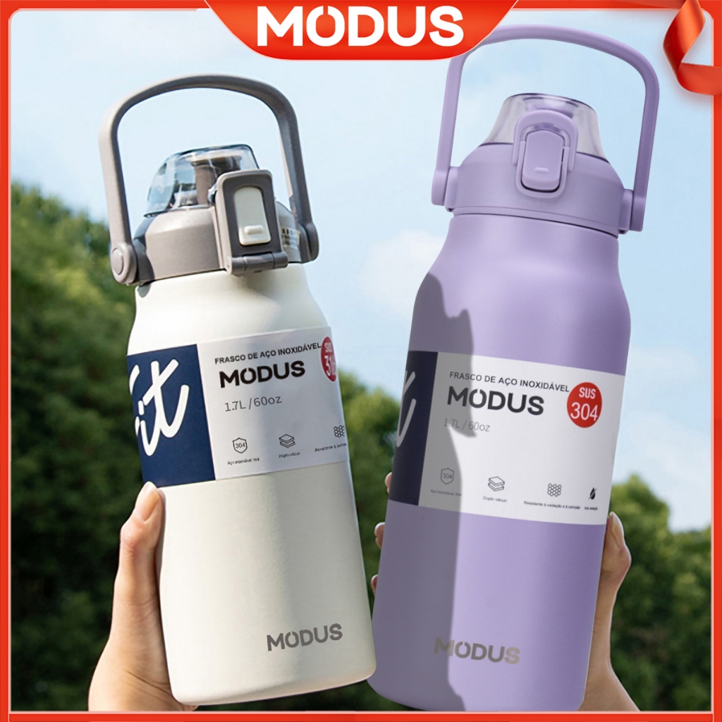 MODUS Garrafa Térmica de água Tumbler De Viagem Vacuum Inox 1,7L Litros ...