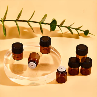 1ML x 100Peças Frascos para óleos essenciais Frascos de perfume Outros recipientes para líquidos em Oferta na Shopee