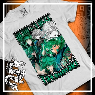 Camiseta Tatsumaki 100% Algodão Unissex Camiseta Anime OnepunchmanRYC