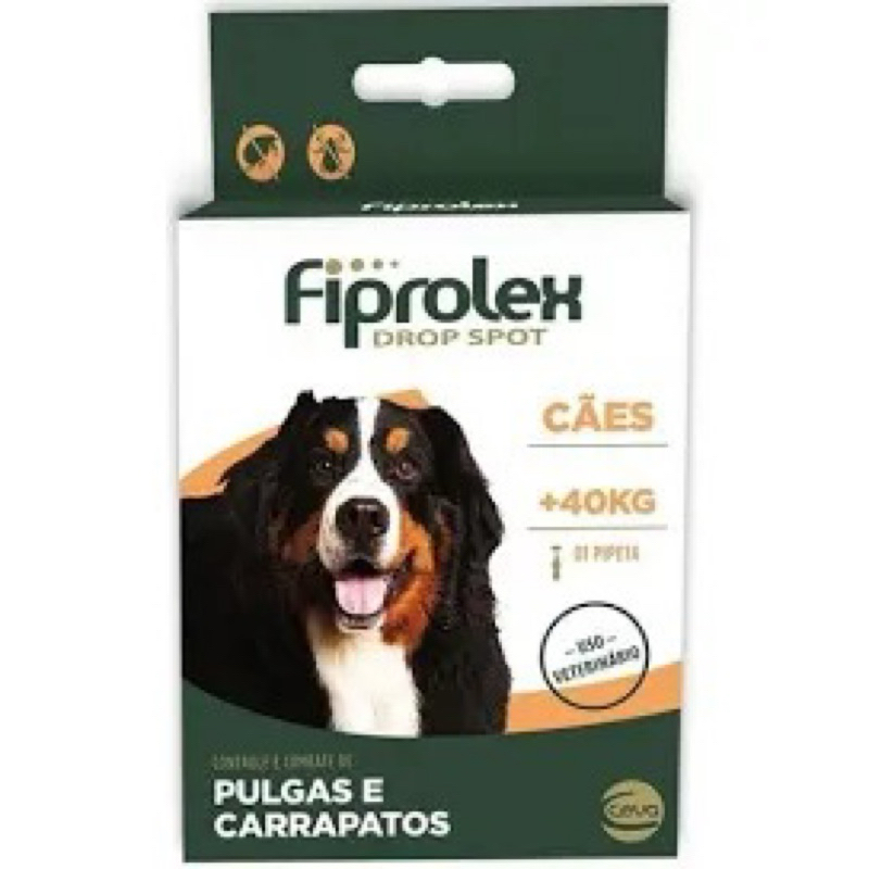 Fiprolex Cães Acima 40 Kg 1 Pipeta 4,02 Ml - Ceva