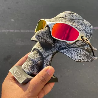 Óculos de Sol Lupa Juliet Plasma Lentes Ruby - Toda em metal