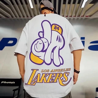 Camiseta Camisa Estampada Los Angeles Oversised 100% Algodão