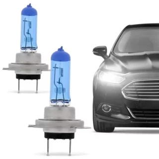 Lâmpada H7 Super Branca 55W 6000K Farol Do Carro