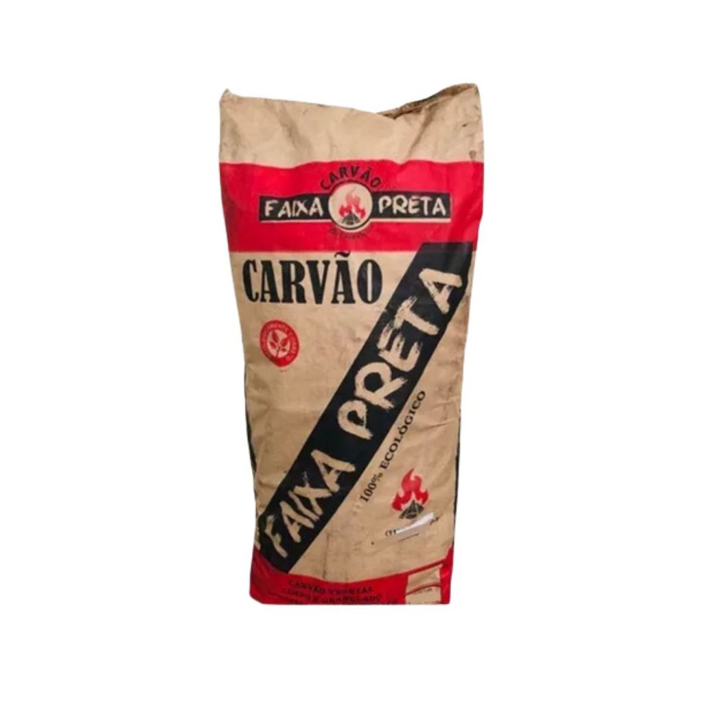 Carvão 10 Kg Vegetal Churrasco Eucalipto 100% Ecologico Natucenter Variedades