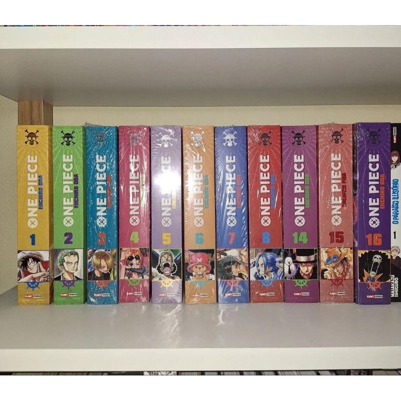 One Piece 3 em 1 - Volume 1 ao 8 + 14 ao 16 (Lacrados a Maioria ...