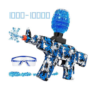 Arminha Ak-47 Brinquedo Metralhadora Automática Bolinha De Gel Recarregável + Brinde Exclusivo