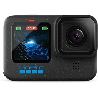 CÂMERA GOPRO HERO 12 - À Prova D'água com 5.3K60, 27MP, Vídeo + Foto HDR, HyperSmooth 6.0, Trava de horizonte 360°