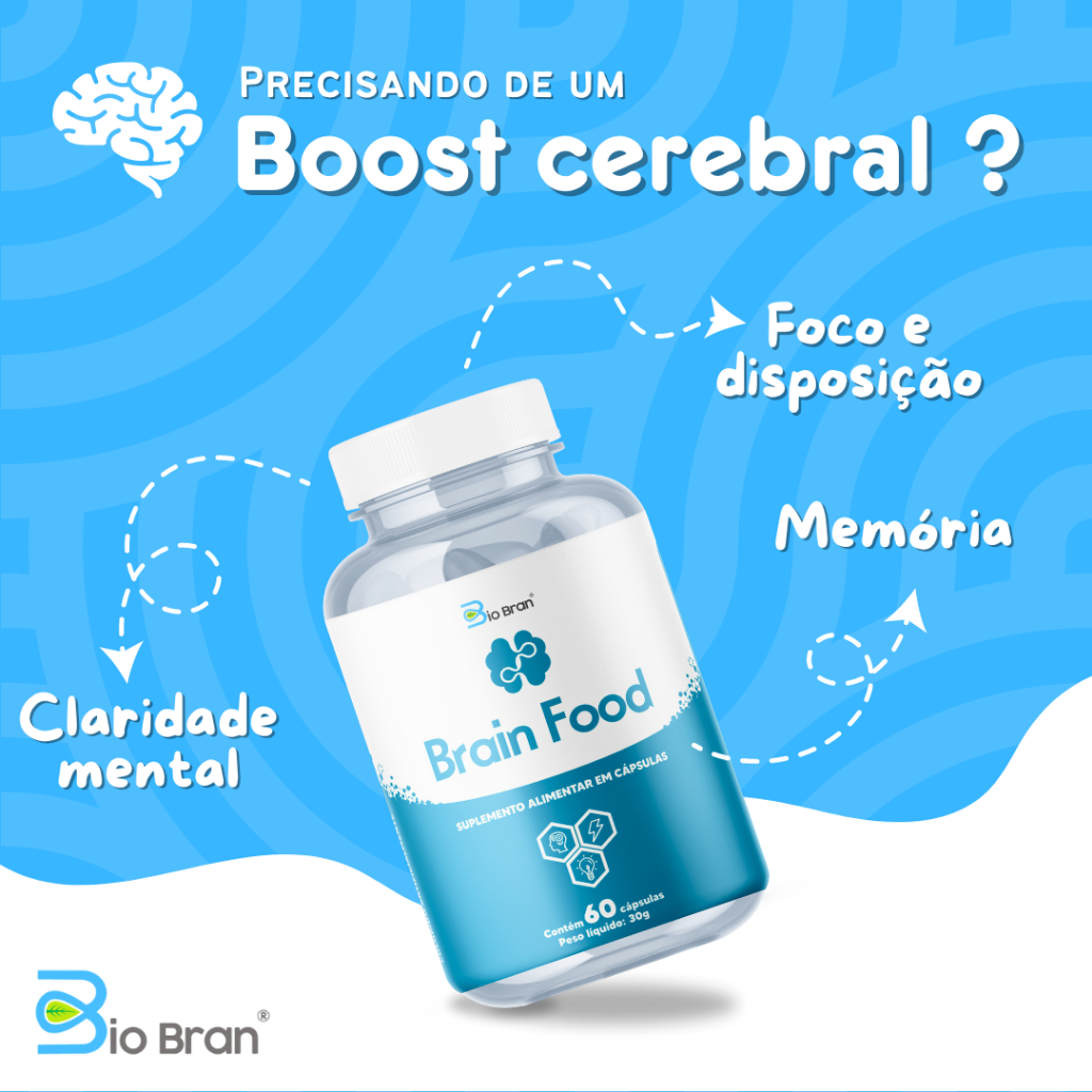 Suplemento Nootrópico para Concentração Foco Memória e Saúde Cerebral ...