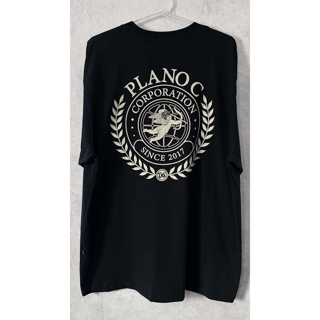 Camiseta Masculina Oversized Plano C Original “Shield” - Preta