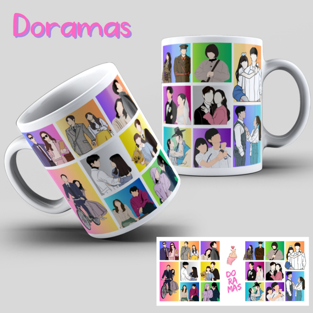 Caneca de Doramas Kdramas Ceramica Personalizada Presente Perfeito para ...