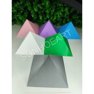 Pirâmides Quéops 9cm x 5,57 cm 51° para Radiestesia Reiki radiionica