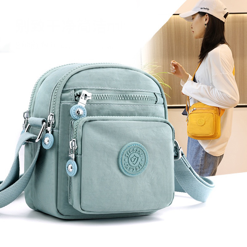 Bolsa Feminina Pequena Porta Celular Transversal Nylon Casual