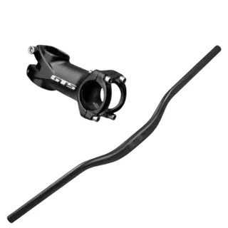 Guidão Gts 700mm + Mesa Gts 80mm 31.8mm Aluminio para bike bicicleta