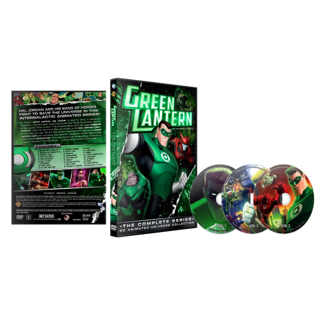 Dvd Lanterna Verde Série Animada Completa Dual Áudio Hd | Shopee