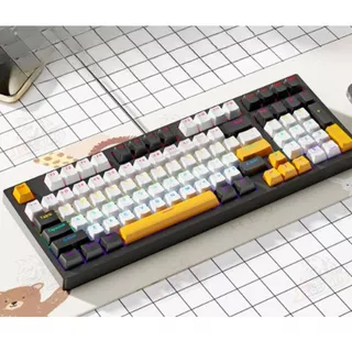 Teclado Mecânico Switch Rgb Usb Pc Ps4 Xbox Cor De Teclado Azul Vermelho Idioma Português Brasil