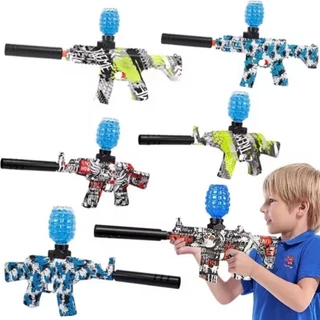 Arma Metralhadora Bolinha De Gel Arminha Orbeez Elétrica Brinquedo