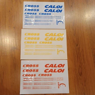 Adesivo Bicicleta Caloicross Aluminum Caloi Cross Bike