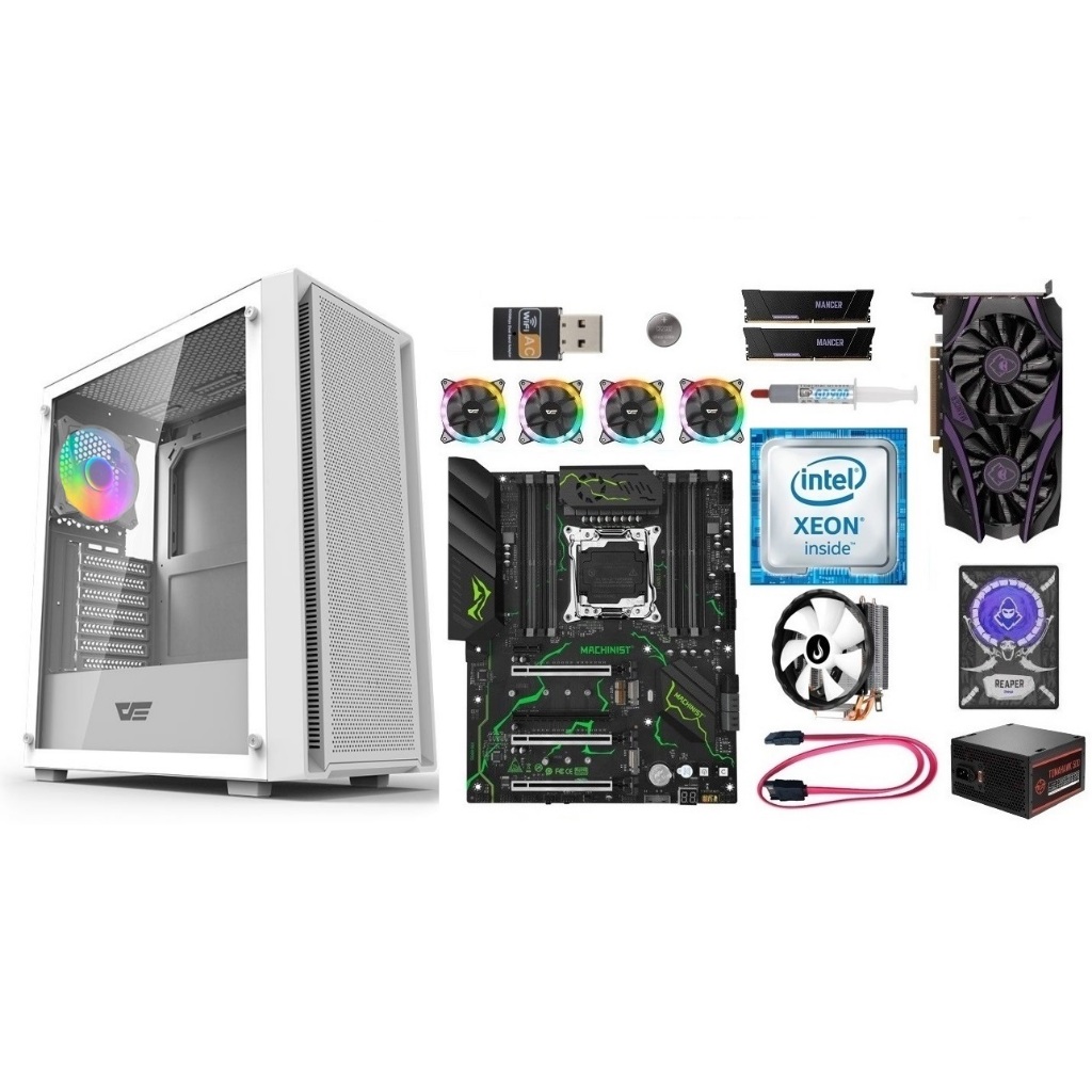 Pc Gamer X99 Xeon E5 2666v3/ 8GB-16GB-32GB Ddr4/ RX 5500XT 8GB / SSD ...