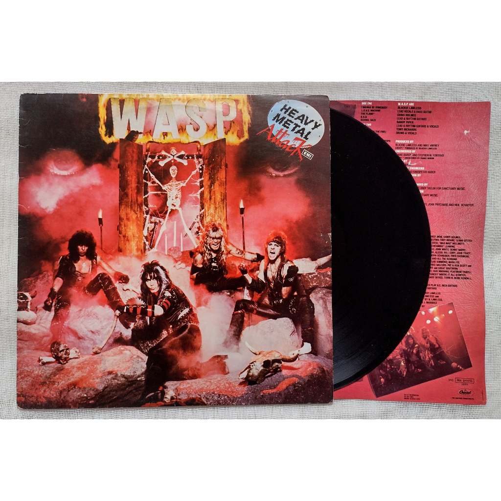 Lp Wasp Wasp - Disco Vinil - USADO | Shopee Brasil