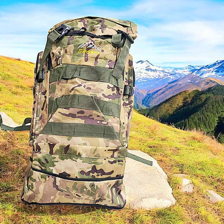Mochila Camuflagem Grande Militar Assault Camping  ...