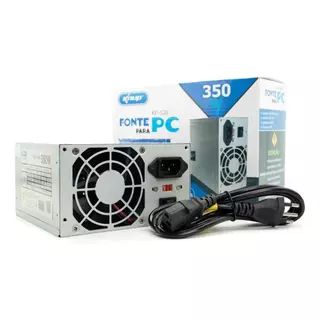 Fonte Real Gamer Atx 350w Bivolt  20+4 pinos em Oferta na Shopee