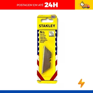 Lamina Estilete Trapezoidal 5 Peças - Stanley