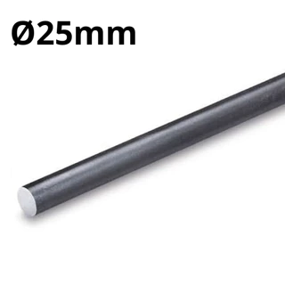 Eixo Tarugo de Aço Trefilado de Aço 25mm X 350mm
