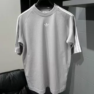 camiseta oversized street wear retrô 3 listras diversas cores gola super grossa