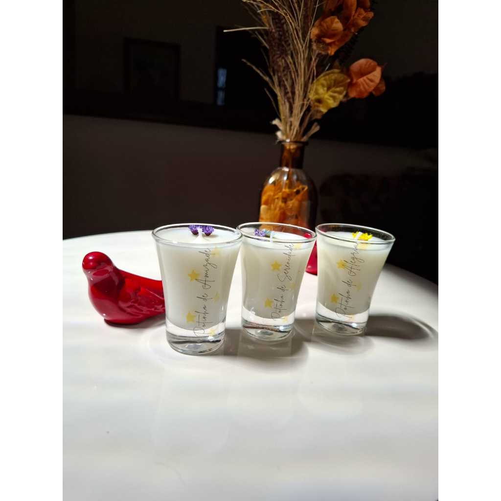 Lembrancinhas Vela Aromática Perfumada Potinhos de Afeto 30g | Shopee ...