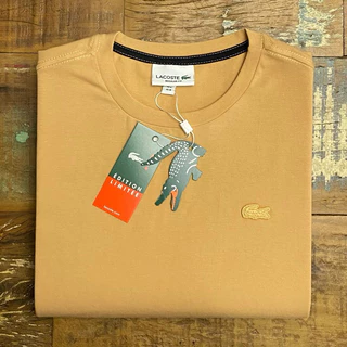 Camiseta masculina algodão pima com elastano l