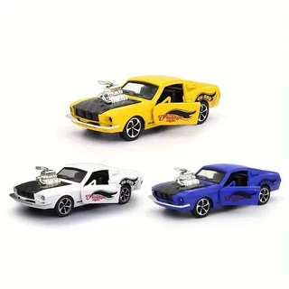 Carrinho De Colecionador Modelo Mustang Antigo Reliquia Idêntica ao Original Construção em Metal