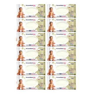 Kit 12 Pcts Toalha Umedecida Personalidade 100un cada - Total 1200un em Oferta na Shopee