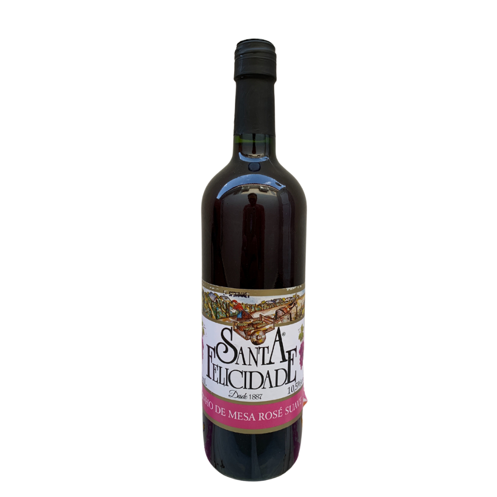 Vinho Rosé Suave Santa Felicidade 750ml | Shopee Brasil