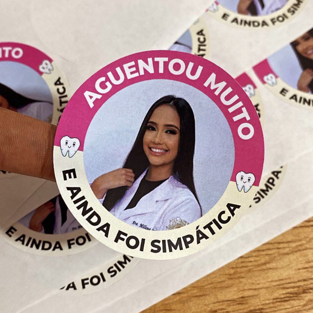 100un. Adesivos Personalizados Festa de Formatura