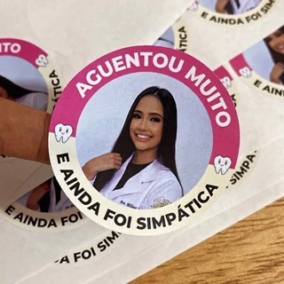 100un. Adesivos Personalizados Festa de Formatura