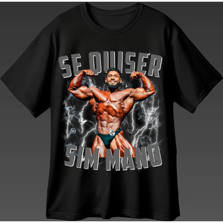 Camisa Camiseta Academia Se Quiser Sim Mano Meme