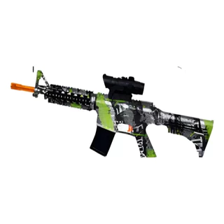 Pistola Elétrica Bolinhas de Gel Recarregável M4A1 Folia Imports