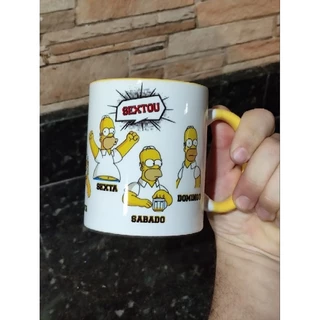 Caneca porcelana Homer Simpson