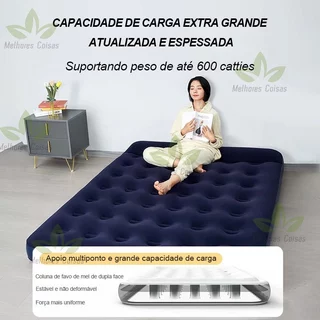Multiuso Colchão Inflável Casal Colchão Inflável Solteiro Multiuso Camping Trilha Acampamento