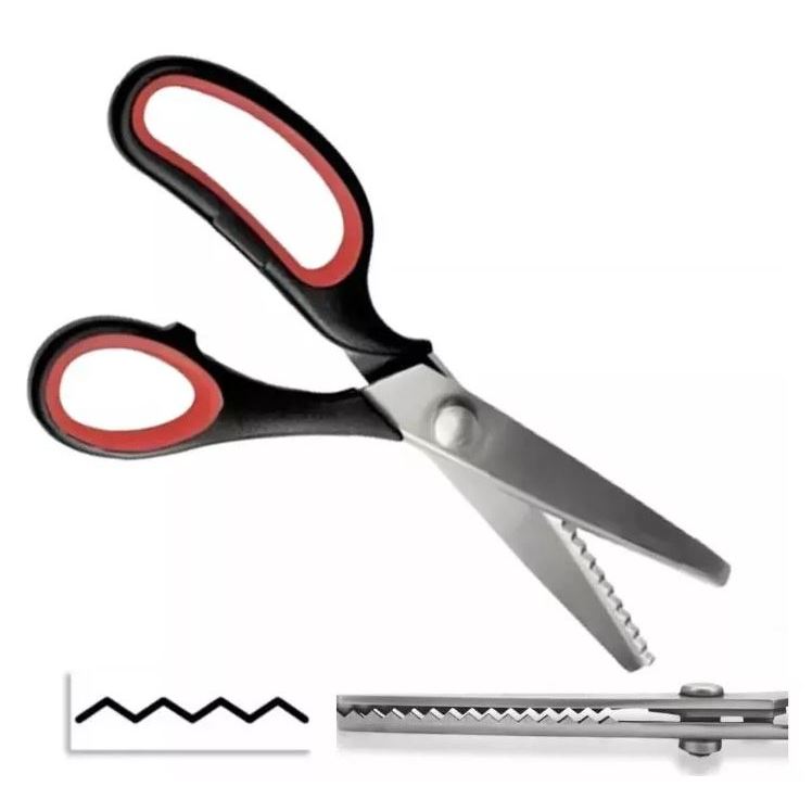 Tesoura De Picotar Corte Ondulado Zig Zag Profissional | Shopee Brasil