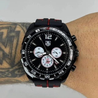 MEGA PROMOCAO RELOGIO TAG HEUER SENNA 100% FUCIONAL + BRINDE