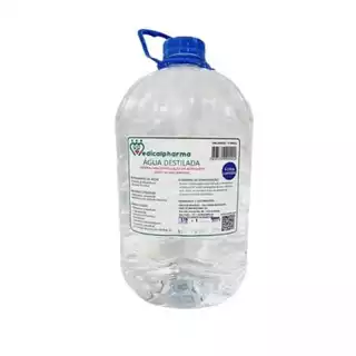 Àgua destilada para Auto Clave 5 litros (venda máx 4 galóes)
