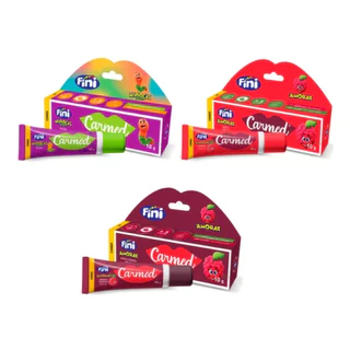 Hidratante Labial Carmed Fini kit 3un. Amora Amora Intensa e Minhocas 10g